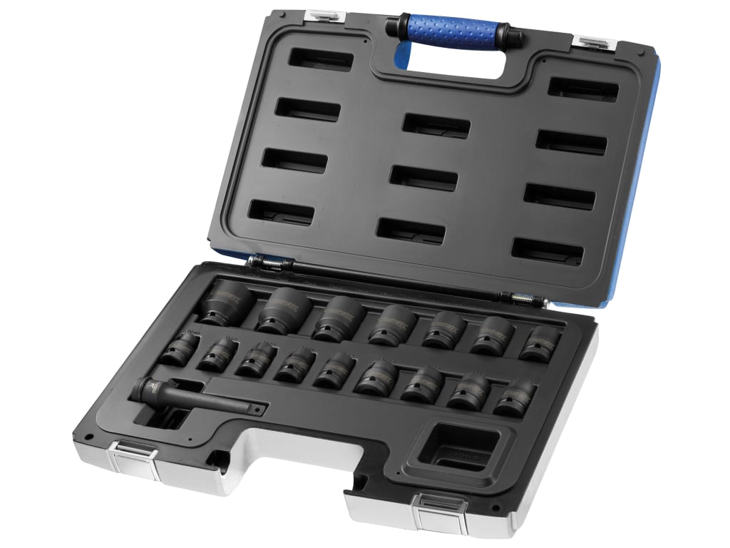 1/2in Impact Socket Set, 16 Piece                                               