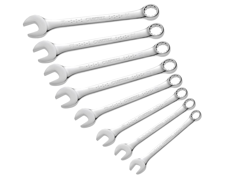Combination Spanner Set, 8 Piece                                                