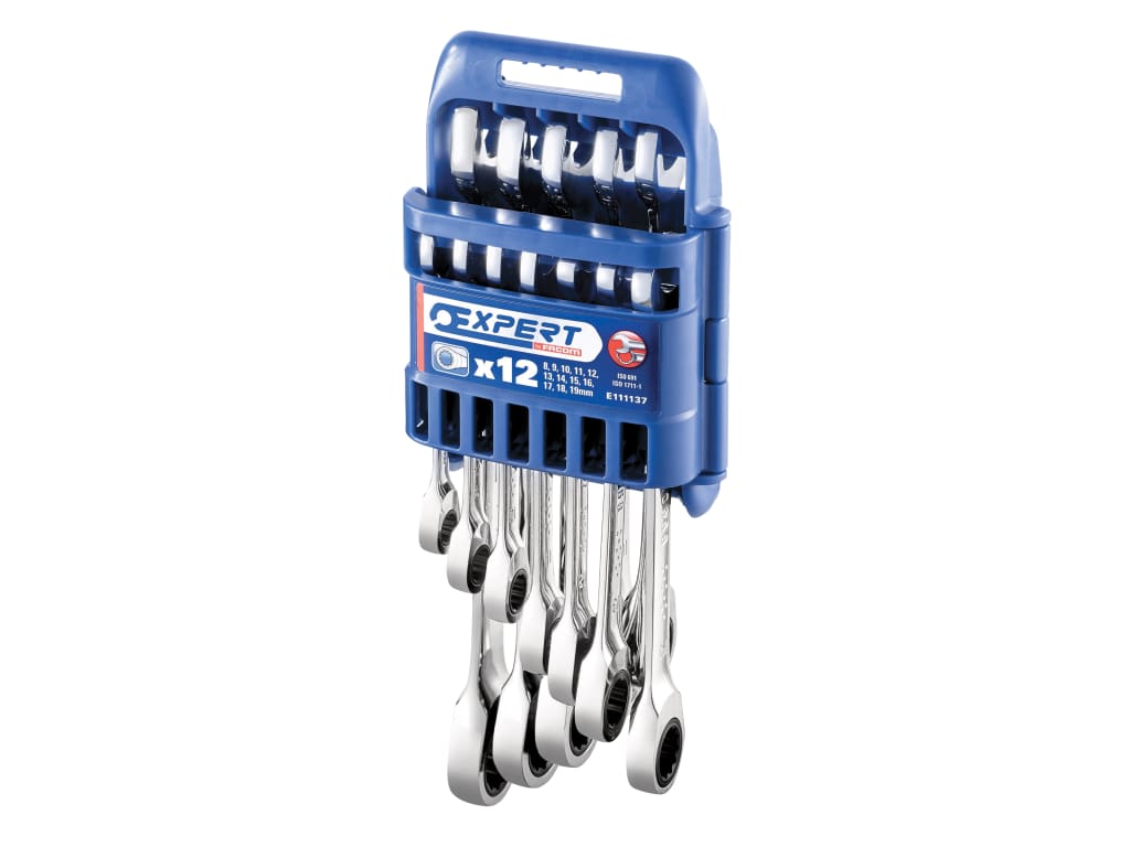 E111137 Rapid Ratchet Spanner Set, 12 Piece                                     