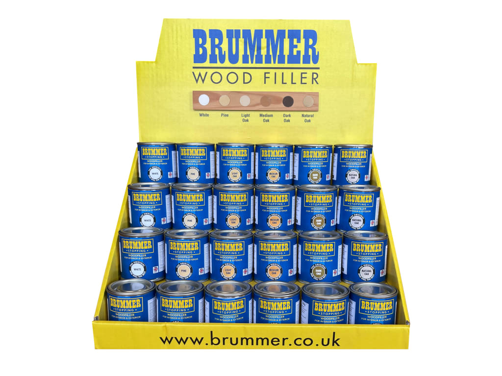 Wood Filler Counter Display Unit                                                