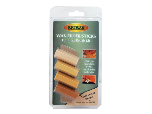 Wax Filler Sticks Light Wood Shades (Pack 4)                                    