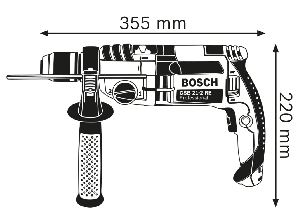 GSB 21-2 RE Professional Impact Drill 1100W 110V