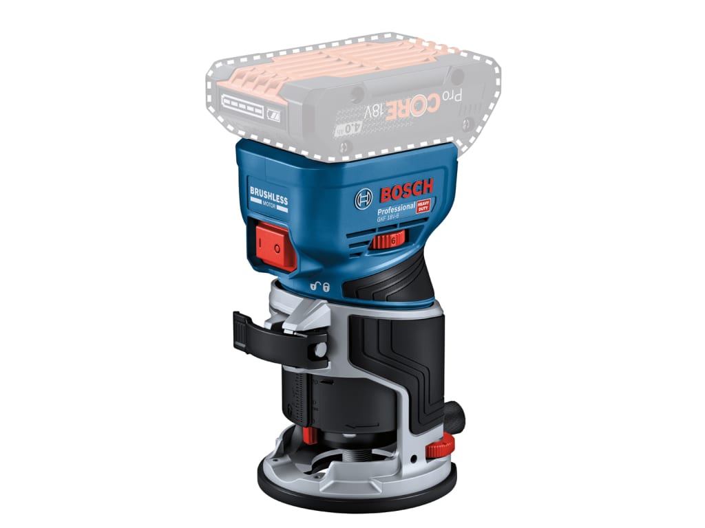 GKF 18V-8 Professional Cordless Palm Router 18V Bare Unit                       