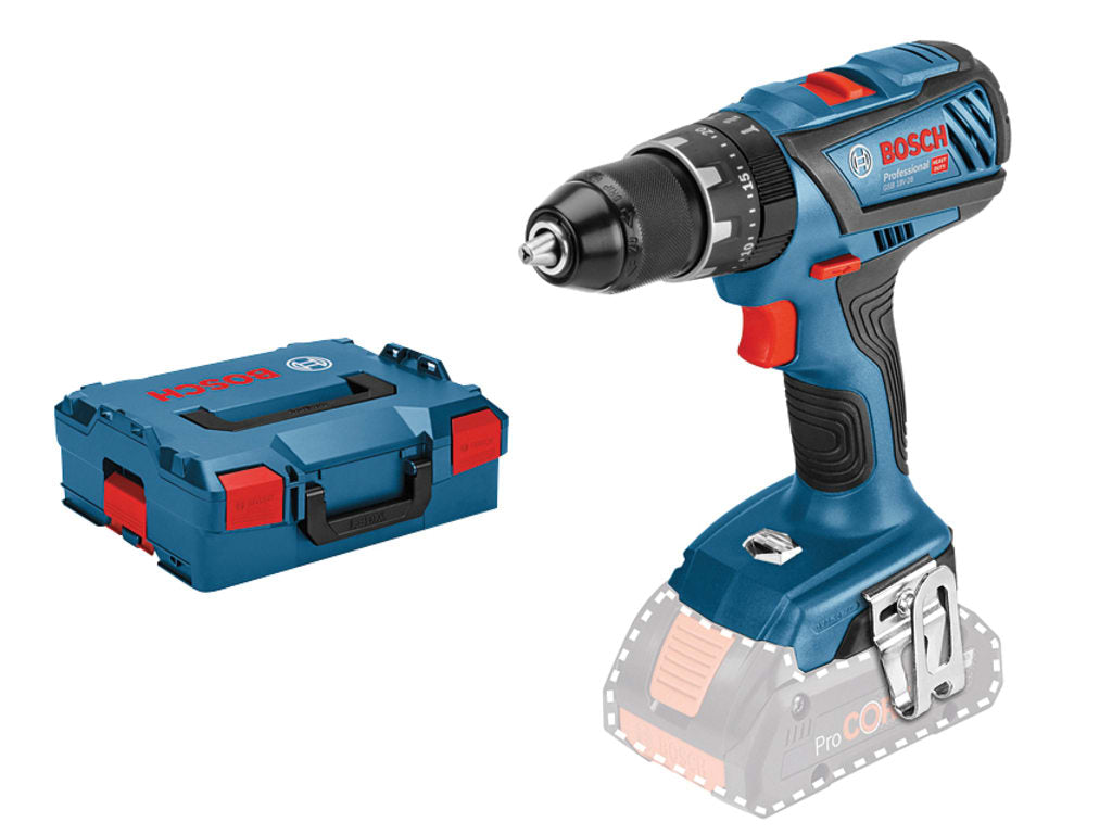 GSB 18V-28 Combi Drill with L-BOXX 18V Bare Unit                                