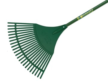 Evergreen Plastic Leaf Rake Aluminium Shaft                                     