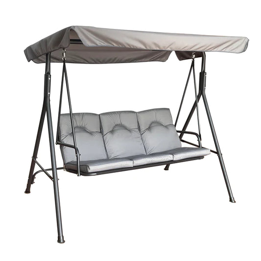 Cairo Charcoal grey 3 Seat Swing hammock, MorgansOsw