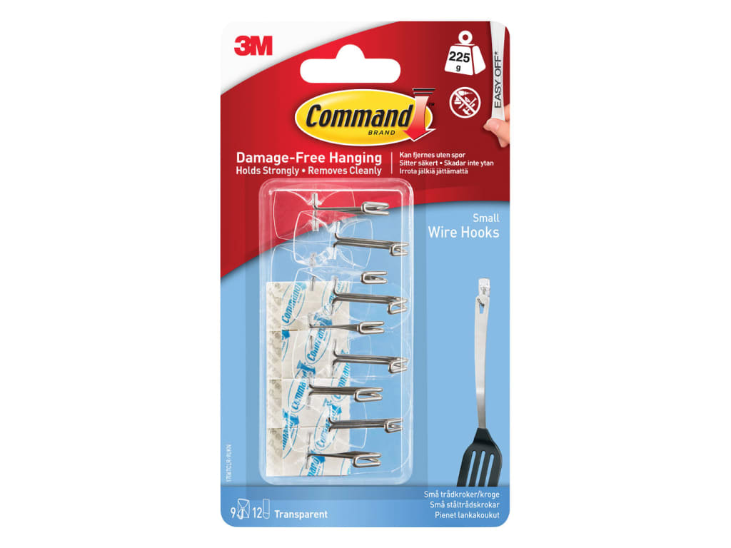Clear Wire Hooks Value Pack (Pack 9)                                            
