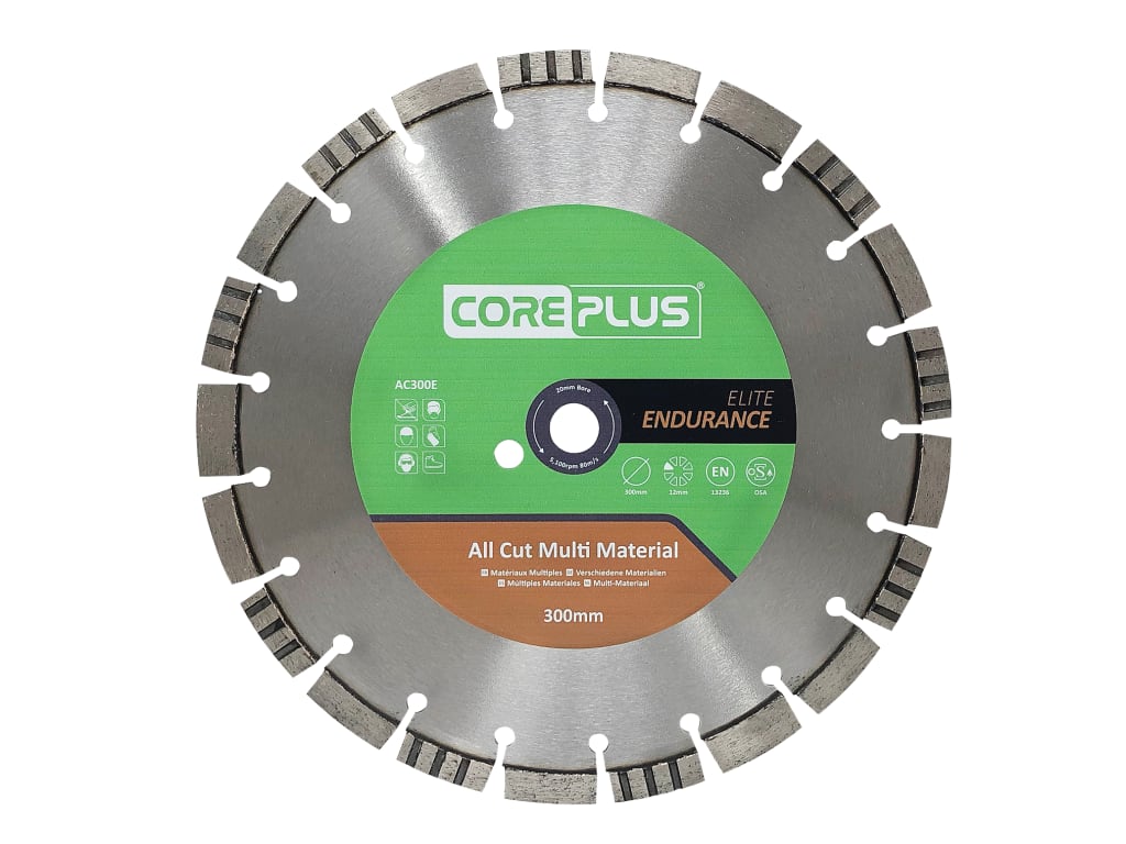 AC300E Elite All Cut Multi-Material Diamond Blade 300mm                         