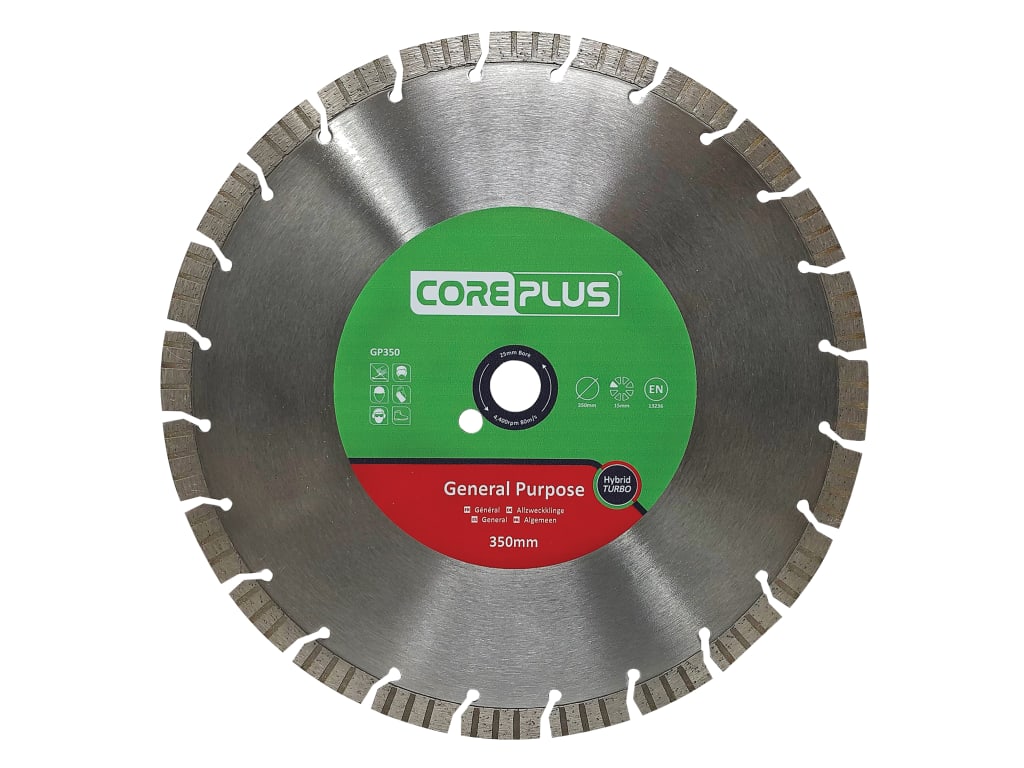 GP350 General-Purpose Hybrid Turbo Diamond Blade 350mm                          