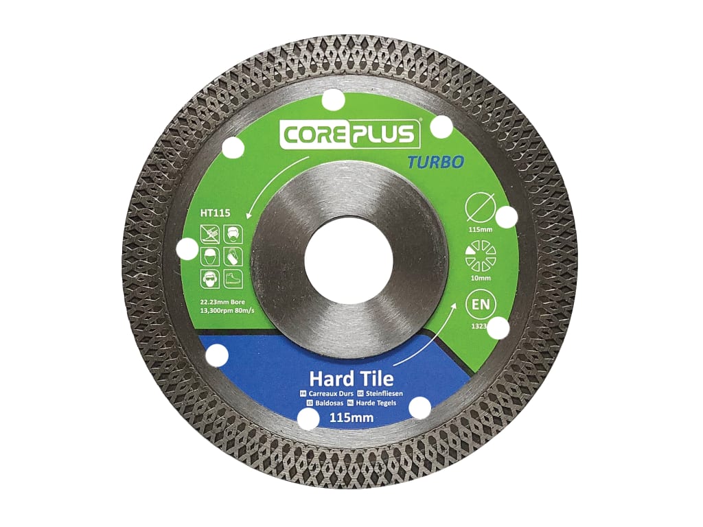 HT115 Hard Tile Turbo Diamond Blade 115mm                                       