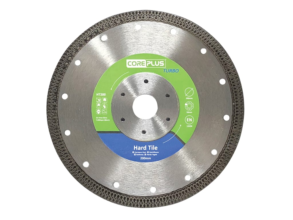 HT200 Hard Tile Turbo Diamond Blade 200mm                                       