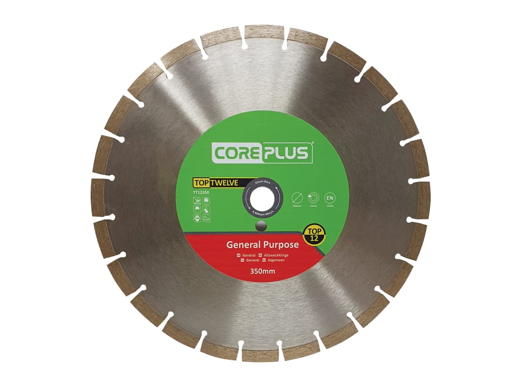 Top Twelve General Purpose Diamond Blade 350mm                                  
