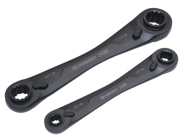 X6™ Ratcheting Spanner Set, 2 Piece                                             