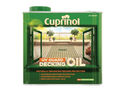 UV Guard Decking Oil Natural 2.5 litre                                          