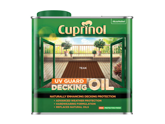 UV Guard Decking Oil Teak 2.5 litre                                             