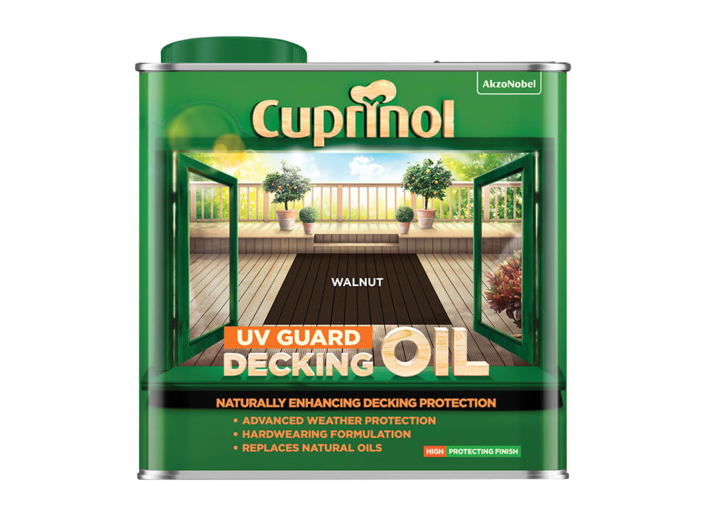 UV Guard Decking Oil Walnut 2.5 litre                                           