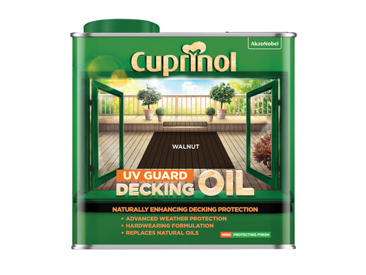 UV Guard Decking Oil Walnut 2.5 litre                                           
