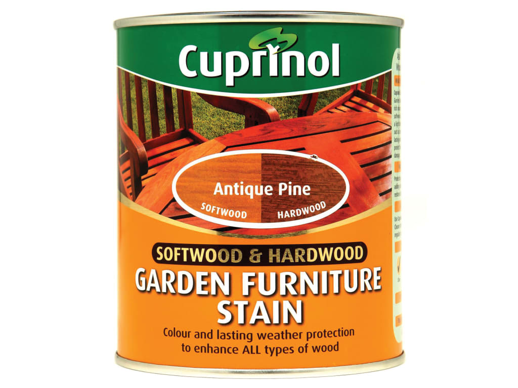 Softwood & Hardwood Garden Furniture Stain Antique Pine 750ml                   