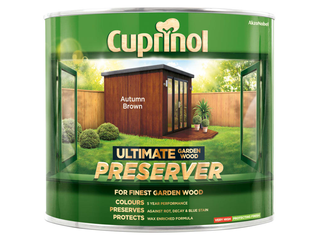 Ultimate Garden Wood Preserver Autumn Brown 1 litre                             
