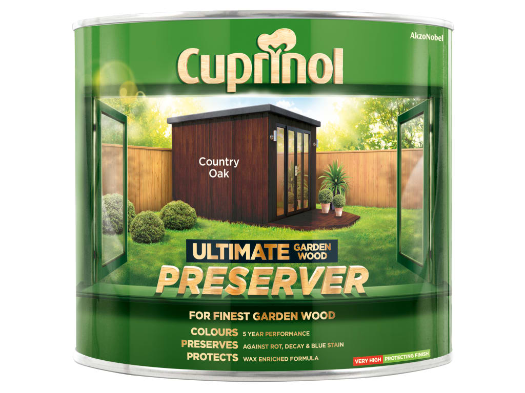 Ultimate Garden Wood Preserver Country Oak 1 litre                              