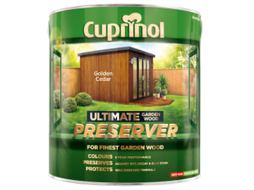 Ultimate Garden Wood Preserver Golden Cedar 4 litre                             