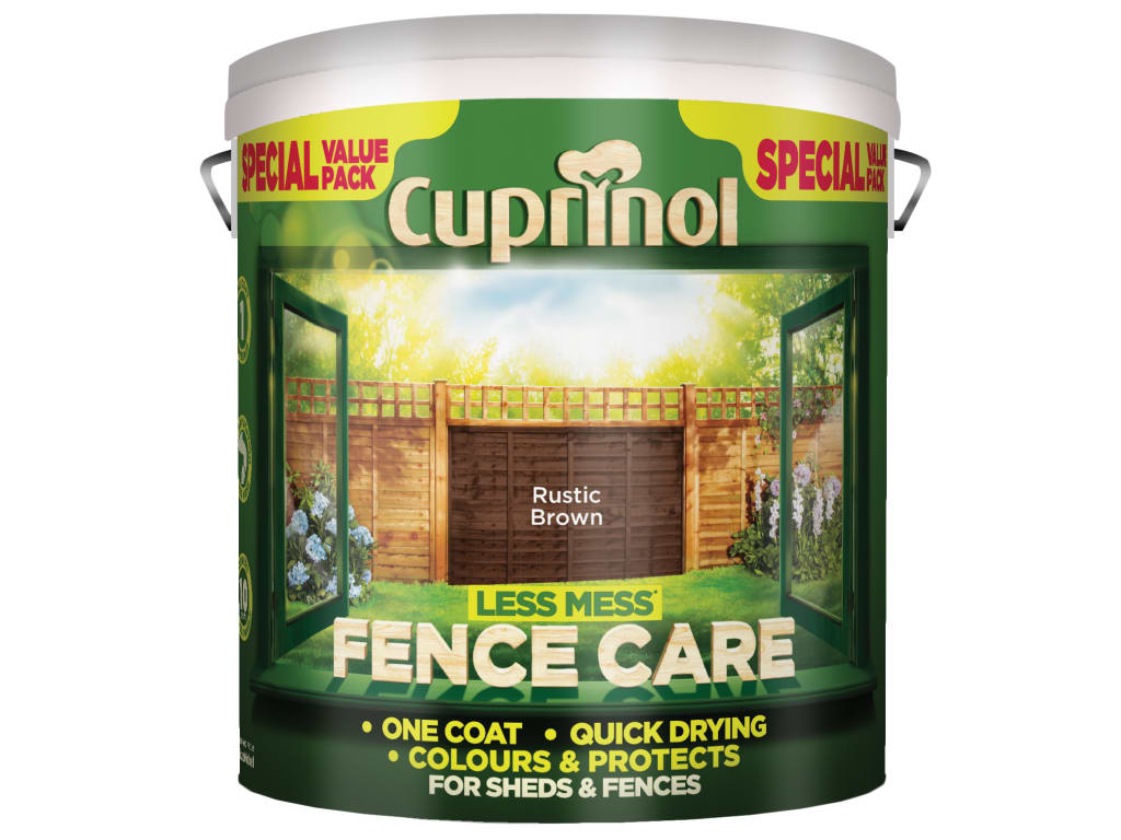 Less Mess Fence Care Rustic Brown 6 litre                                       