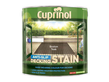 Anti-Slip Decking Stain Boston Teak 2.5 litre                                   