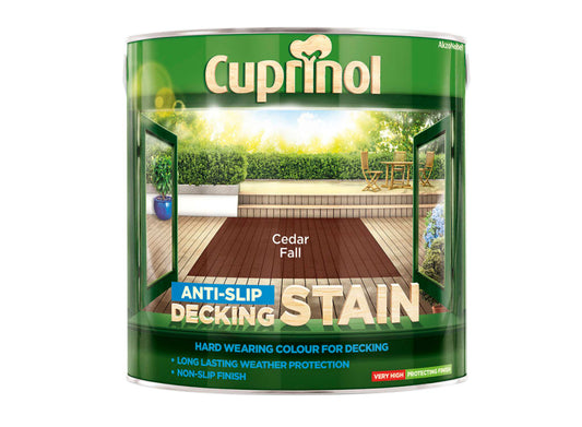 Anti-Slip Decking Stain Cedar Fall 2.5 litre                                    