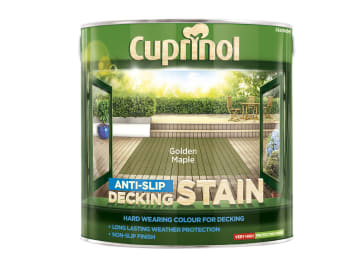 Anti-Slip Decking Stain Golden Maple 2.5 litre                                  
