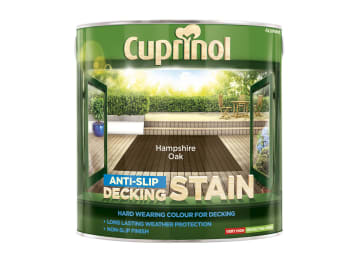 Anti-Slip Decking Stain Hampshire Oak 2.5 litre                                 