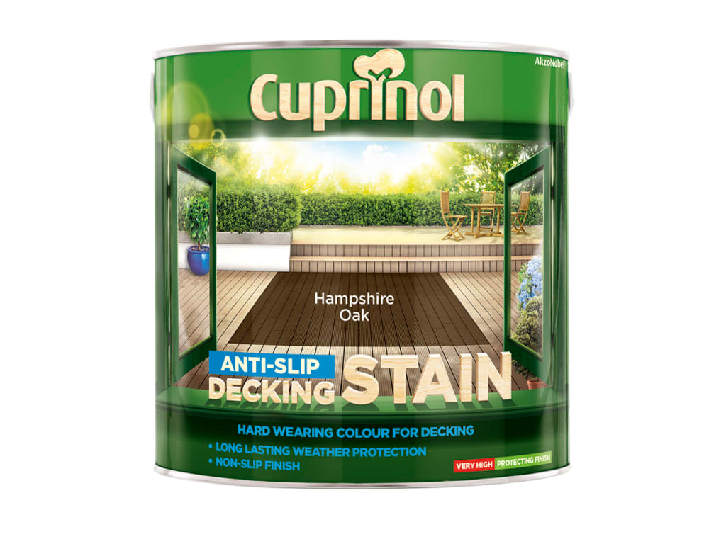 Anti-Slip Decking Stain Hampshire Oak 2.5 litre                                 