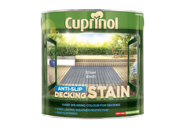 Anti-Slip Decking Stain Silver Birch 2.5 litre                                  