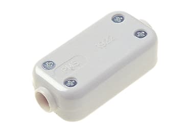2 Terminal Fixed Connector 5A White                                             