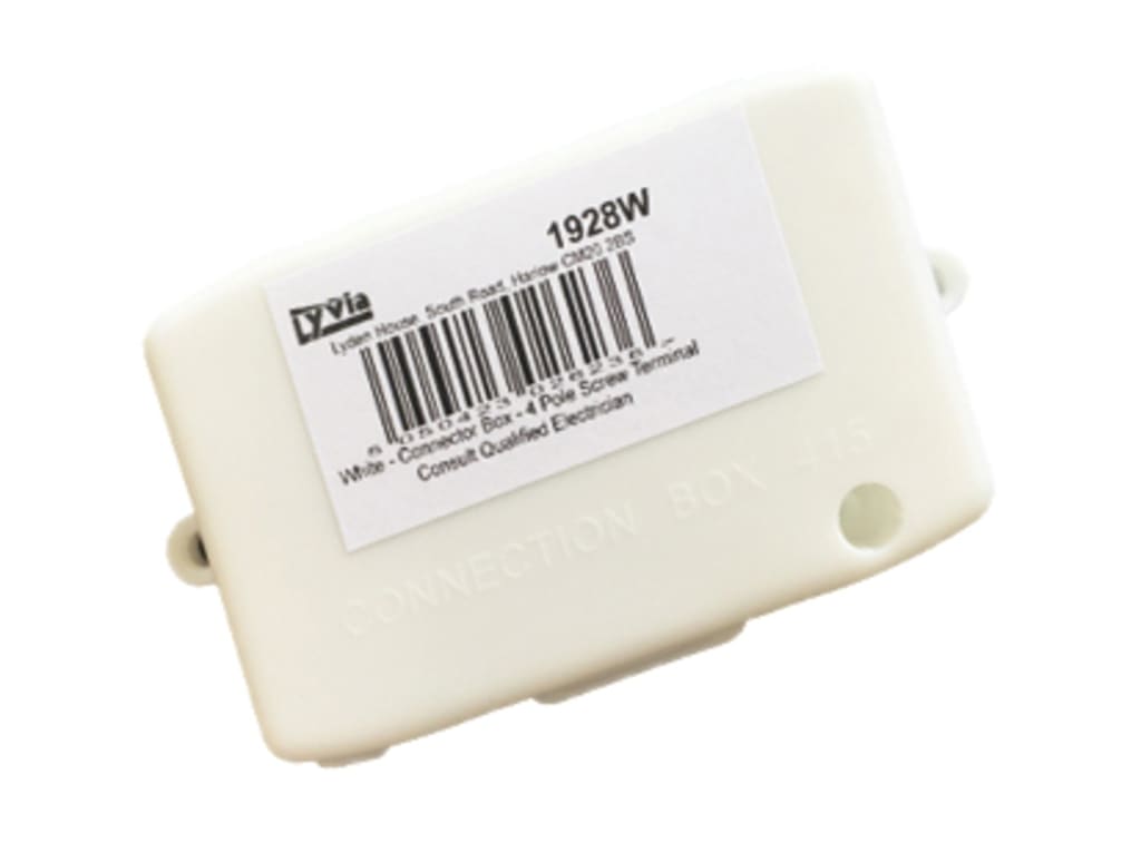 4 Pole Connection Box White                                                     