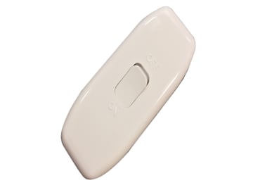 3 Core Through Switch 6A White                                                  