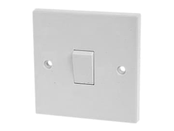 Light Switch 1-Gang 1-Way 10A                                                   