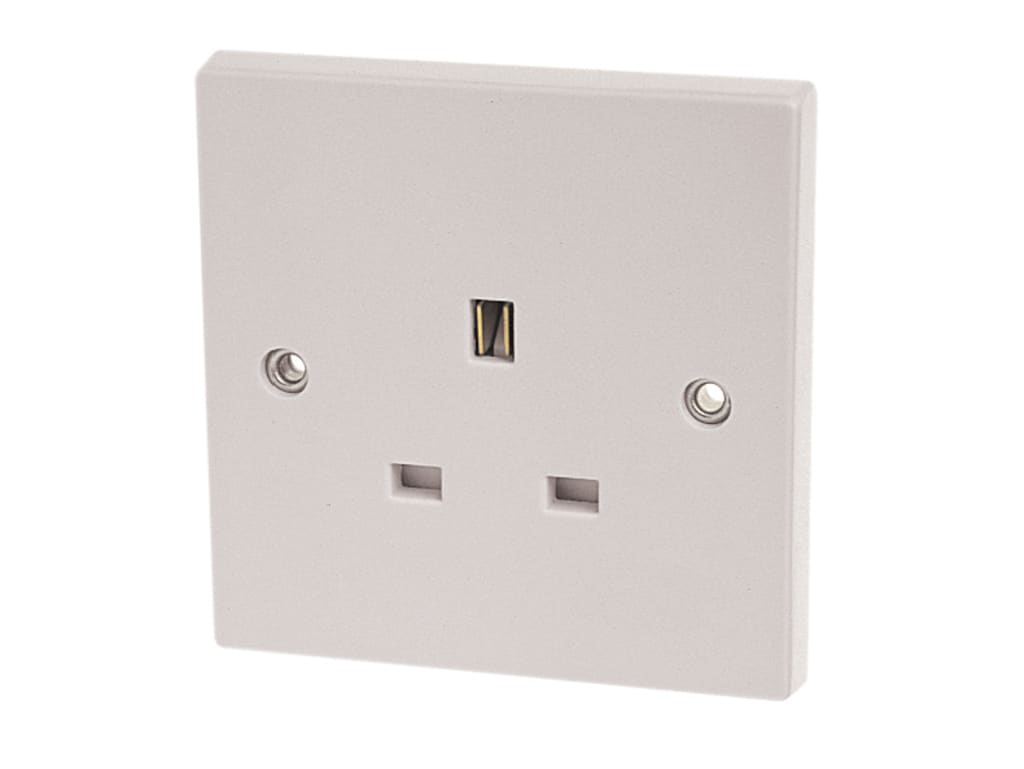 Unswitched Socket 1-Gang 13A                                                    