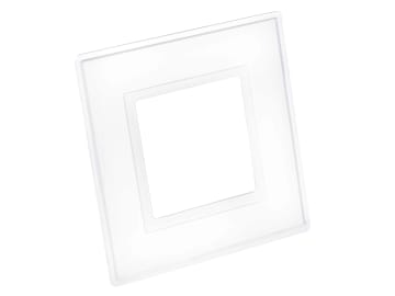 Clear Finger Plate 1-Gang (Pack of 2)                                           