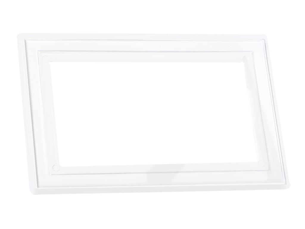 Clear Finger Plate 2-Gang                                                       