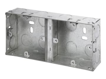 Dual Metal Back Box 35mm                                                        