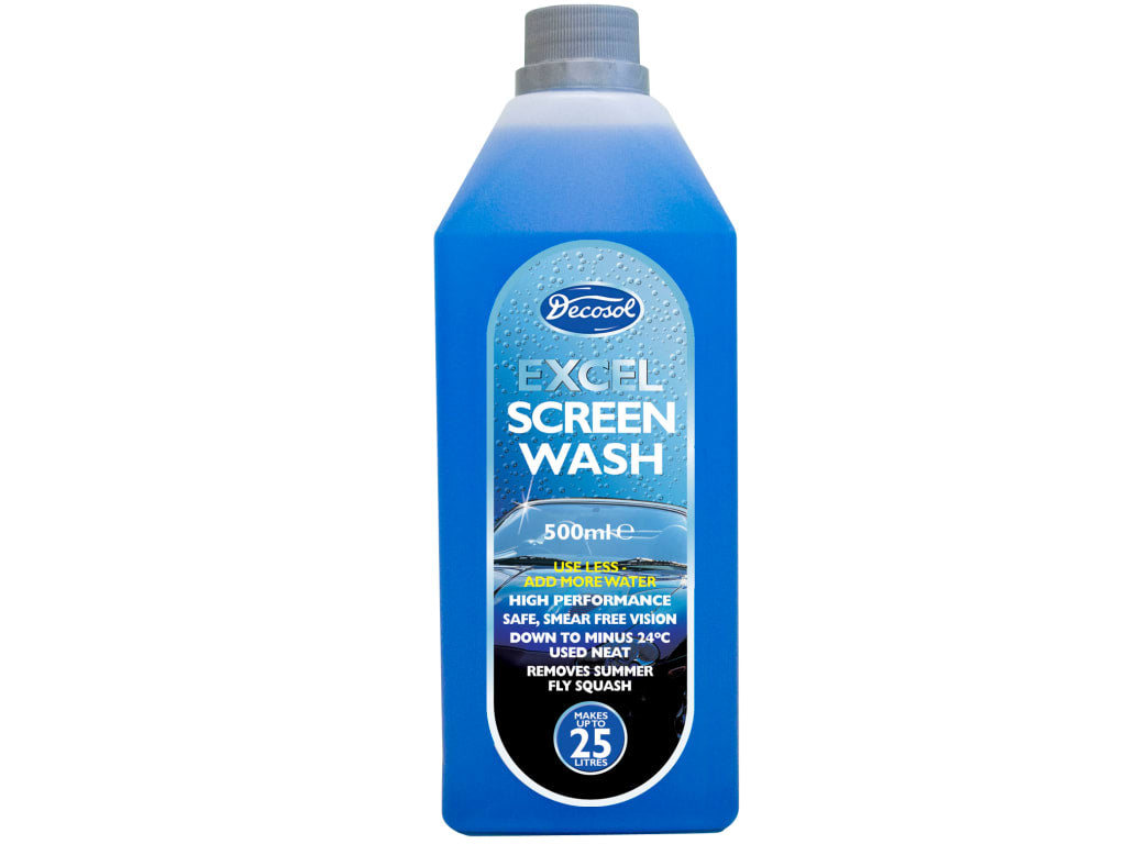 Excel Screenwash 500ml                                                          