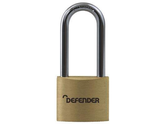 Brass Padlock Long Shackle 40mm                                                 