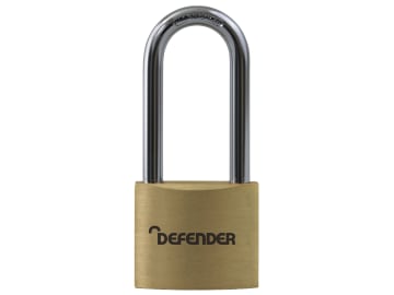 Brass Padlock Long Shackle 40mm                                                 