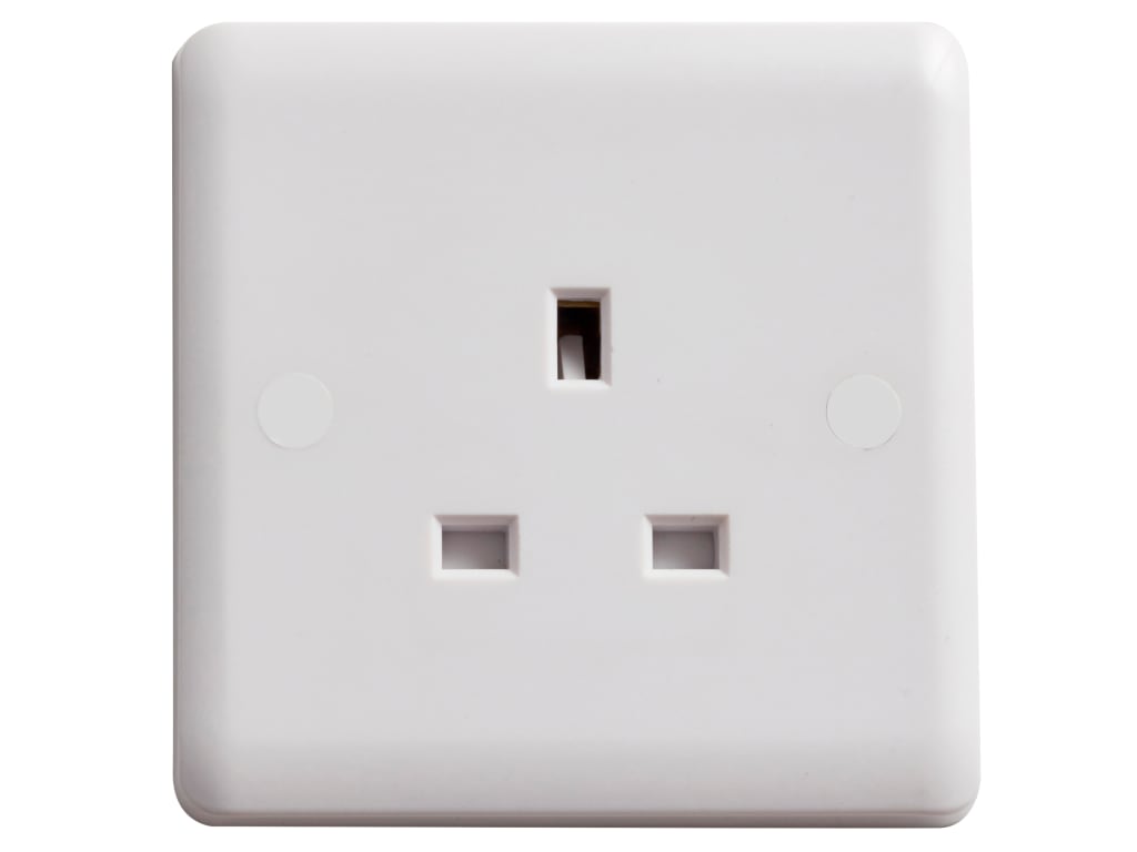 Unswitched Socket 1-Gang 13A                                                    