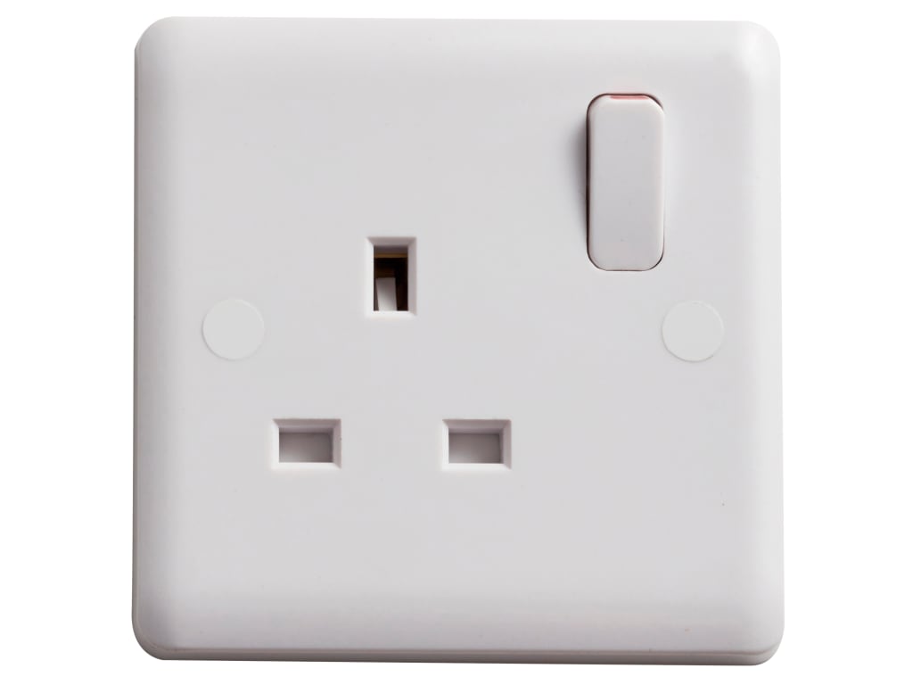 Switched Socket 1-Gang 13A                                                      