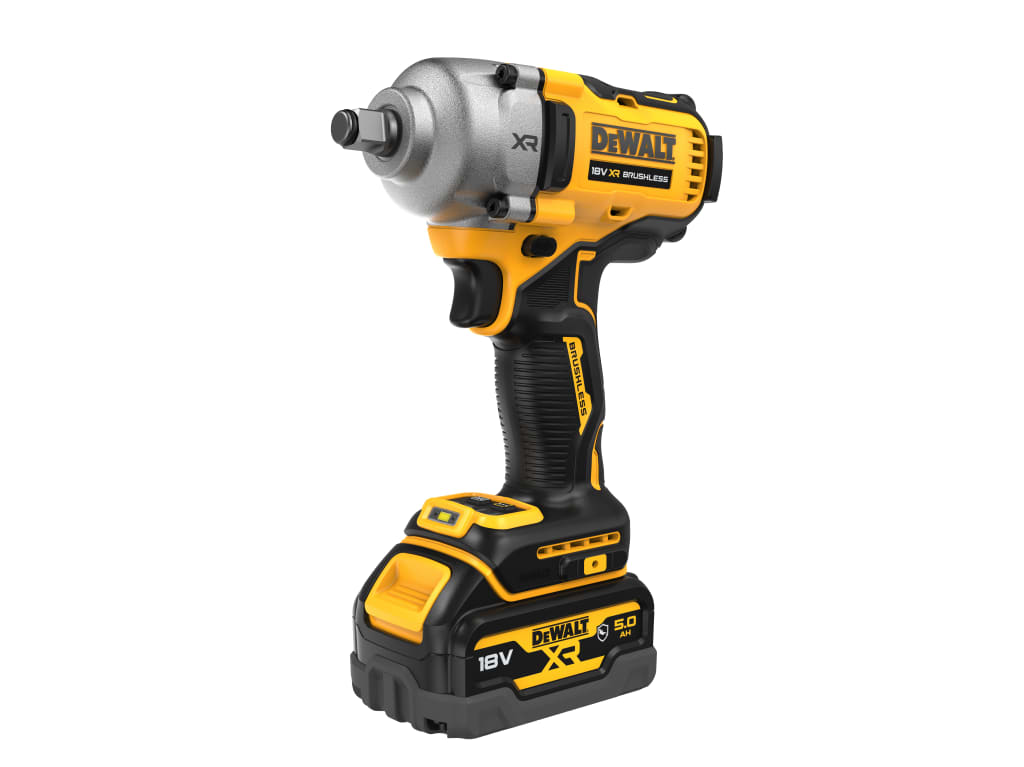 DCF891P2T XR BL 1/2in Hog Ring Anvil Impact Wrench 18V 2 x 5.0Ah Li-ion         