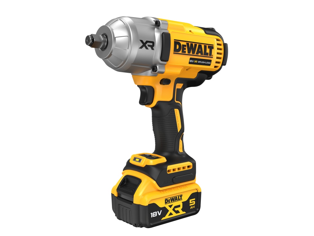 DCF900P2T XR Brushless 1/2in High Torque Impact Wrench 18V 2 x 5.0Ah Li-ion     