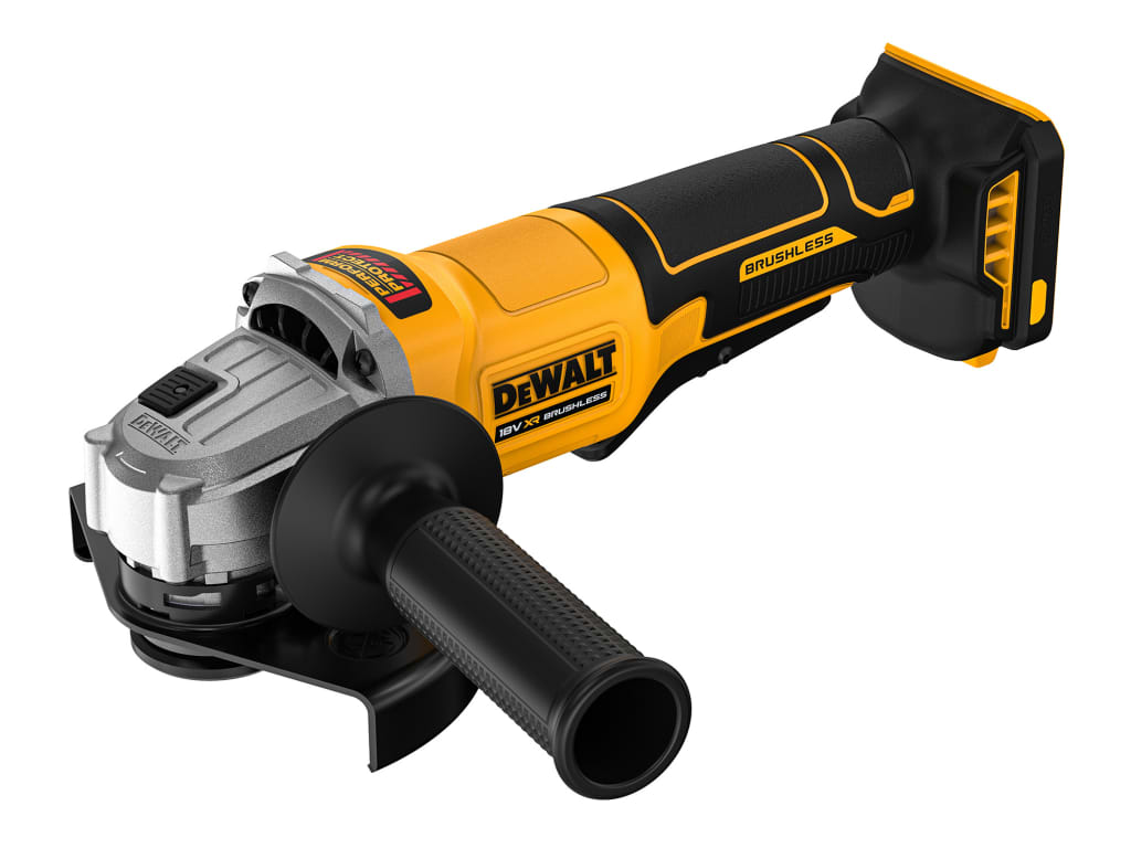 DCG408N XR Brushless Paddle Switch Angle Grinder 125mm 18V Bare Unit            