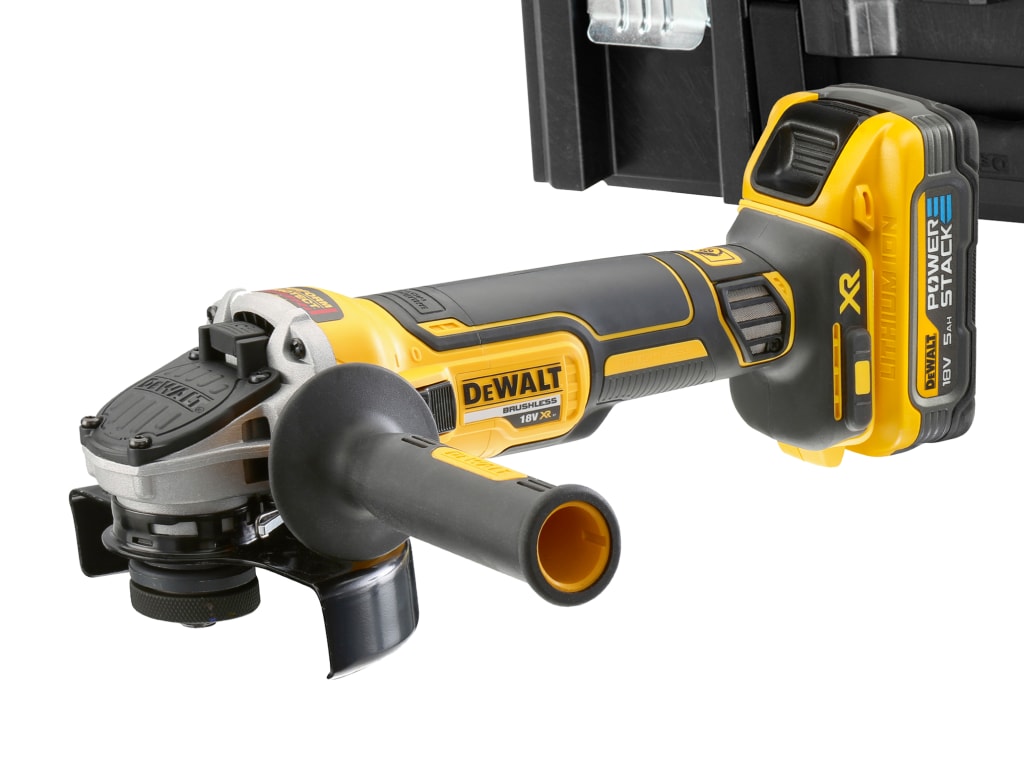 DCG409H2T XR Advantage Grinder 125mm 18V 2 x POWERSTACK™ 5.0Ah Li-ion           