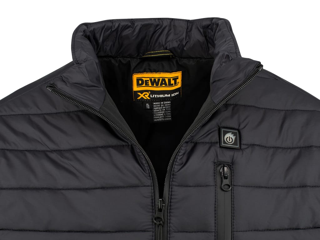 DCHJ093 Heated Lightweight Puffer Jacket - XL + 1 x 18V 2.0Ah Li-ion
